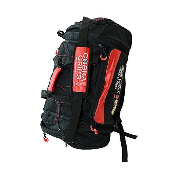 グリップスSport Large Best Gym Duffle Travel Bag Wet Dry Storage Carry On Cobra Grips BackPack 並行輸入品