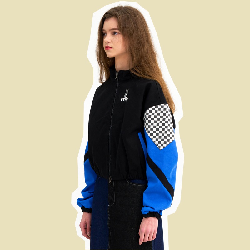 RACING LINE CROP JACKET