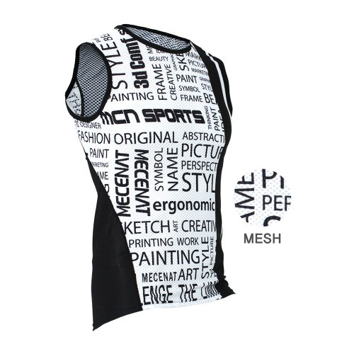 MCNSPORTS ペーパー K-メッシュノースリーブインナーウェアアンダーレイヤー