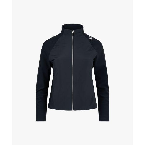 女性ハイブリッド起毛ジップアップ SPKWCNFT253WBLK 3663279