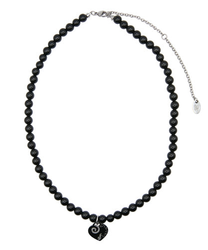 NFF eternal gemstone necklace black エターナルジェムストーンネックレス ブラック 韓国アクセサリー