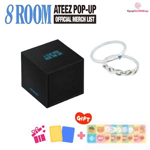 ATEEZ pop up 8room atiny ring リング ATEEZ 8ROOM POPUPSHOP ポップアップ ATINYリング 指輪 - メルカリ