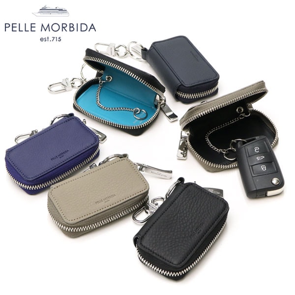 キーケース メンズ レディース スマートキー レザー 車 コンパクト 鍵入れ Barca BA627