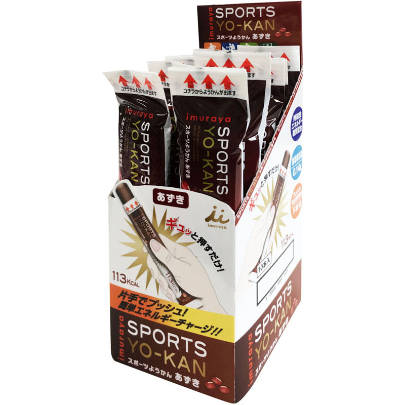 【ロット販売：入り数100】 井村屋(イムラヤ) スポーツヨウカンアズキ ボディーケア スポーツ食品 (11147)