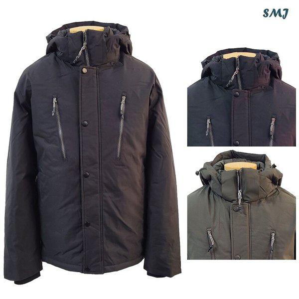 SMJ1684 メンズ パッド入りパーカー ウェロン 中年男性 冬 パッド入り