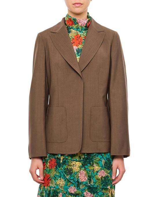 FENDI Women Jackets FJ7624AQ3HF1RXG Brown