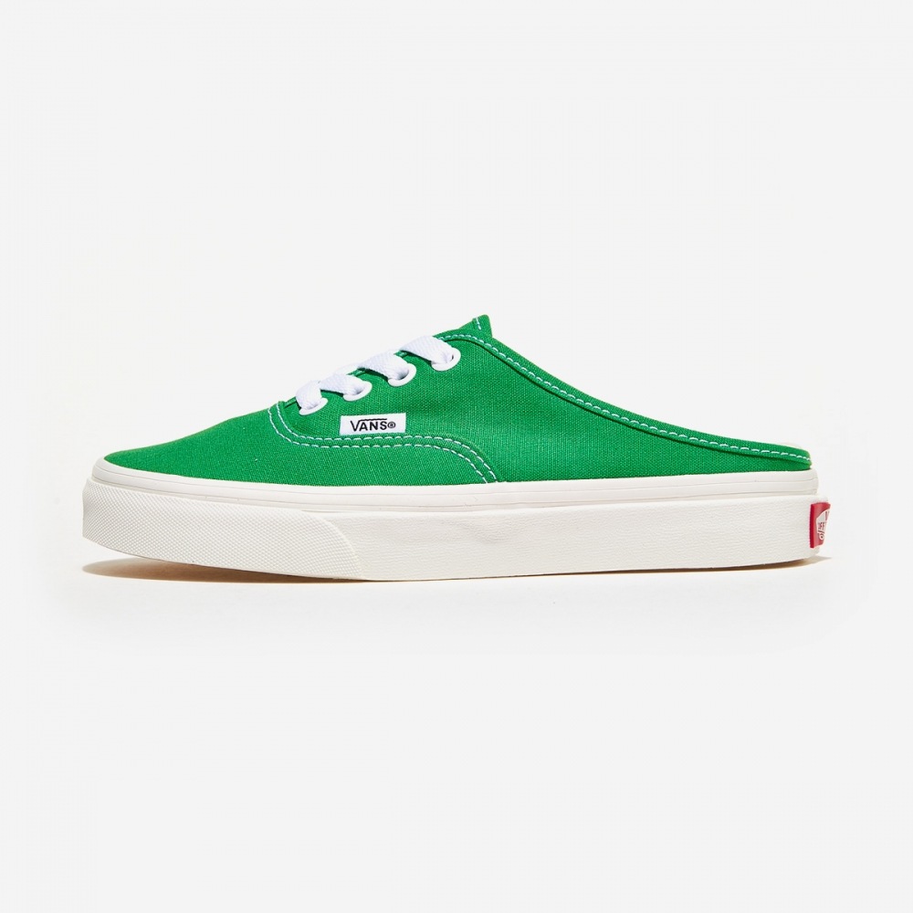 Vans オーセンティックミュール-(CANVAS) ファーングリーン/マシュマロ VN0A54F72BJ-(キャンバス) ファーングリーン/マシュマロ