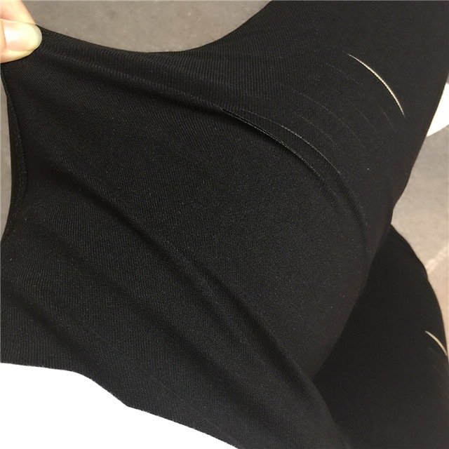 パンツレギンス5L 5l 韓国ファッション 上品 ワイドパンツ新商品秋穴の大きいサイズの婦人服の太った人の鉛筆のズボンの弾力の修身はやせている9分ズボン 大きいサイズ レディース 春夏 4L 秋冬 ズ