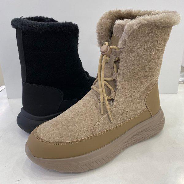 女性ファーミドル防寒ブーツ YADWBM9456BKBE HSIF1A GN