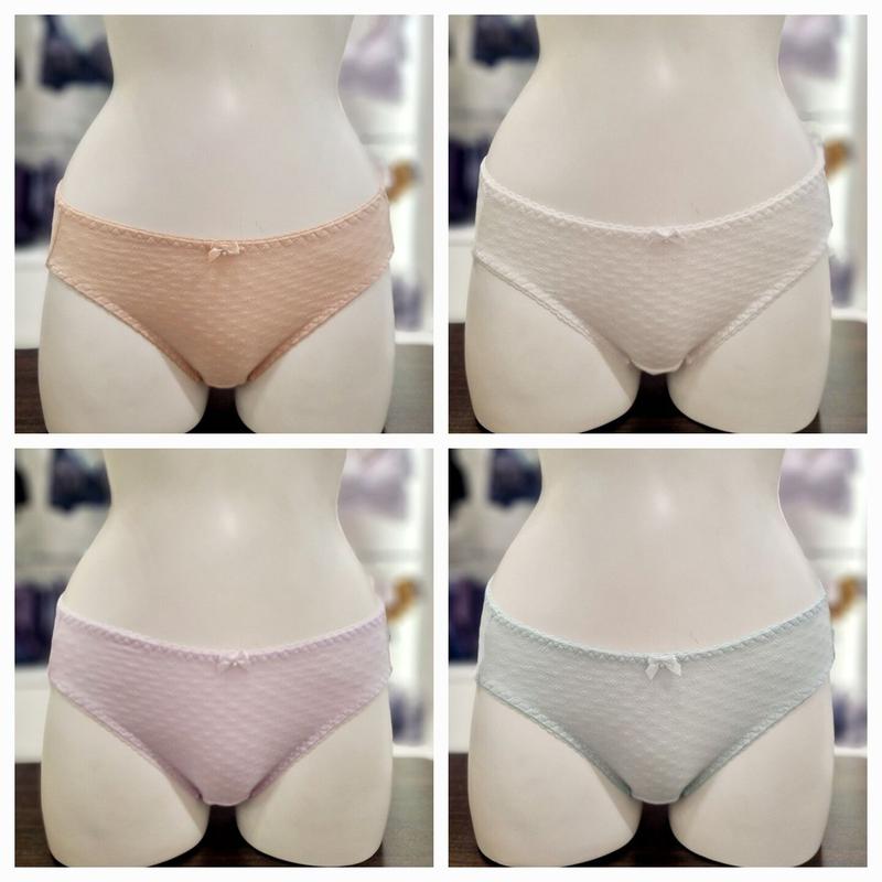 AK水原店 雪の結晶エンボス加工 綿スパン 女性用4点セット パンツ PT7247