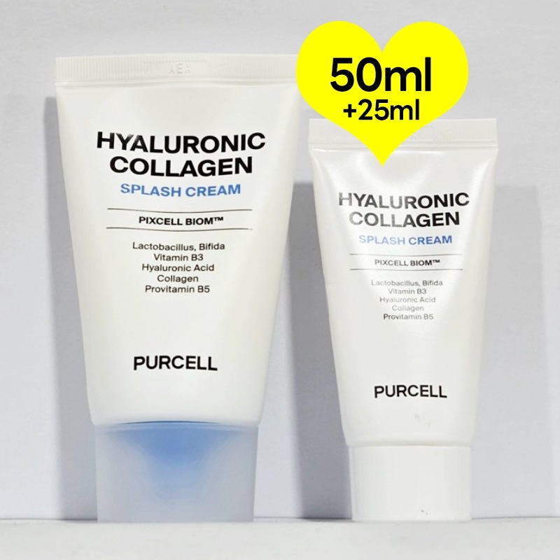 [弾力水分クリーム] ピクセルバイオーム ヒアルコラーゲンスプラッシュクリーム50ml (+25ml) / 弾力水分クリーム 夜用クリーム 30代 保湿 ローション 乳液 クリーム 30代 肌