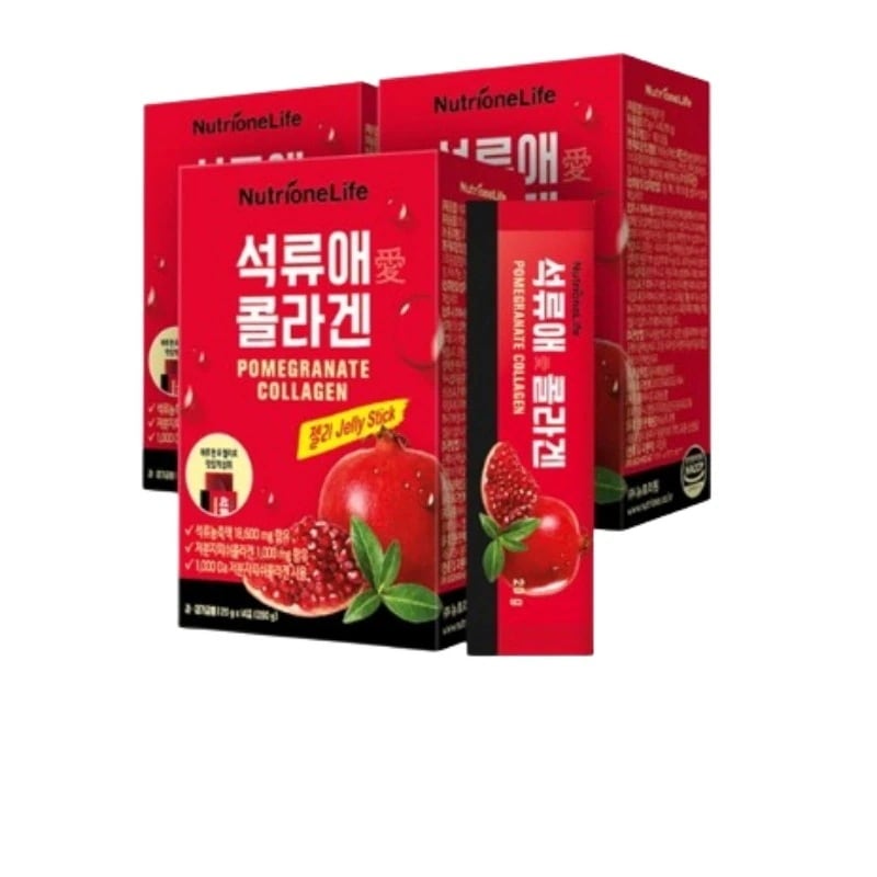 ザクロ愛 コラーゲン ゼリー (20gx14個x3box) 韓国 健康 人気食品