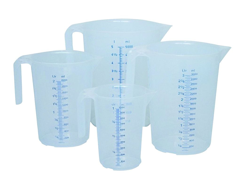 （まとめ買い）SCHNEIDER. PP水マス 計量カップ オープンハンドルタイプ 2.0L 206013 [x3]