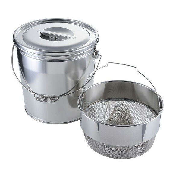 18-8バケットII 丸型 荒目 15L V-1314C