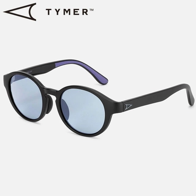TYMER サングラス パブロ [TY103-MBK-LBL] メンズ・レディース アイウェア ボストン ラウンド おしゃれ Matt-Black/LightBlue 正規取扱店
