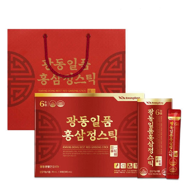 韓国健康補助食品kWANG DONG一品紅参スティック免疫健康サプリメント高麗人参