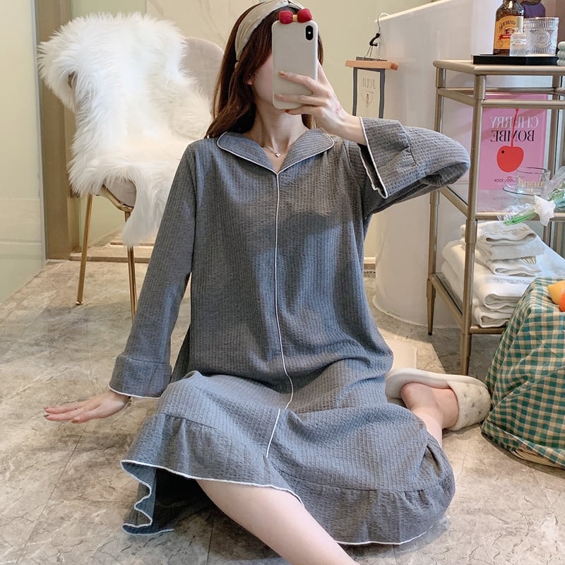 4color レディース ルームウェア 部屋着 寝巻 ナイトウェア リラックスウェア ナイトドレス