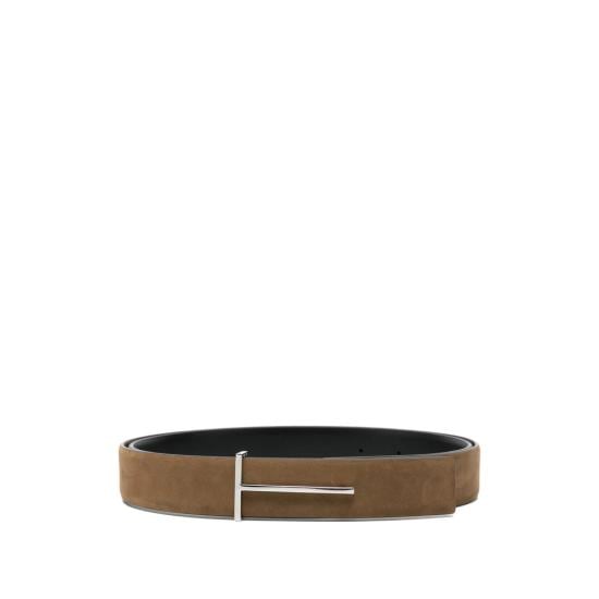 TOMFORD Men Belts LCL504S TB330 EBU BROWN