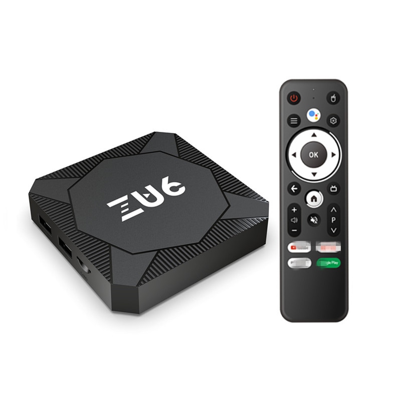 Zu6 セットトップ ボックス H618 2gb/16gb Android 12 Hd ボックス 4k 音声リモコン Tvbox
