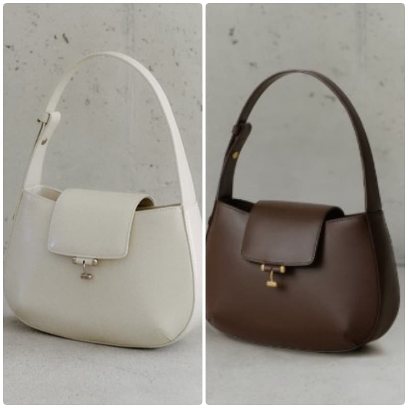 【DEMERIEL】 TILDA FLAP BAG SMALL : 2COLORS