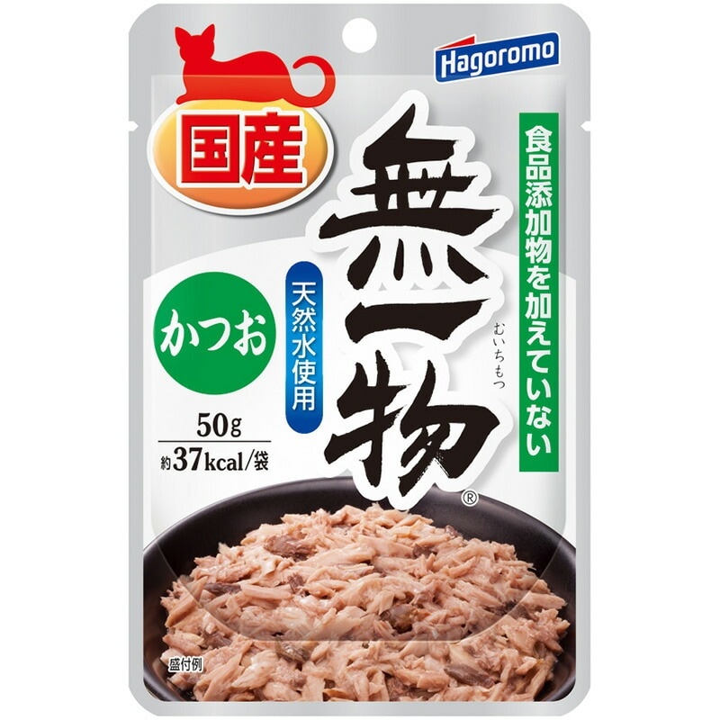 （まとめ買い）無一物 パウチ かつお 50g 猫用フード [x32]