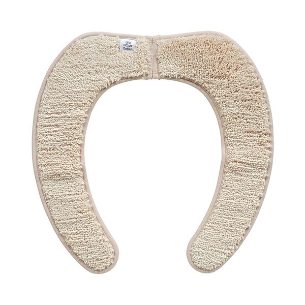 （まとめ） レック吸着べんざシート もこふわタフト ベージュ B00510-BE 1パック (×3セット)