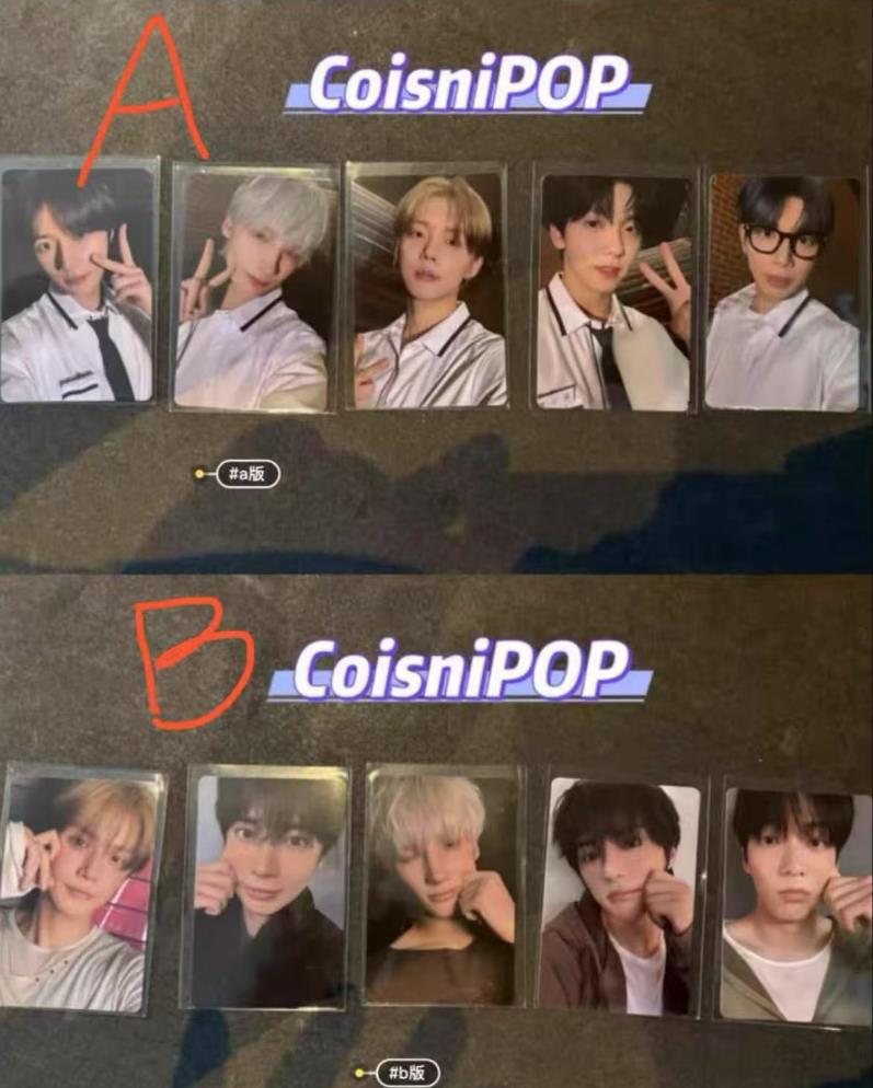 公式 TOMORROW X TOGETHER TXT 4th CoisniPOP cu ver.a.b 　全員５枚セット
