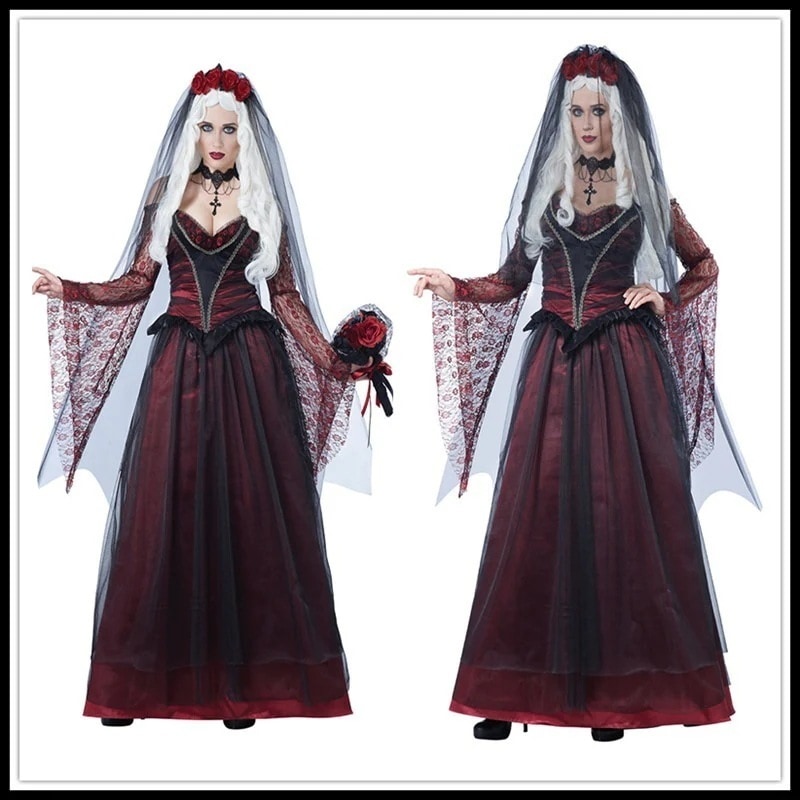 cos服 万聖節 プラスサイズのゴシックマキシルネッサンスドレスcos服万圣节舞会コスプレ服装