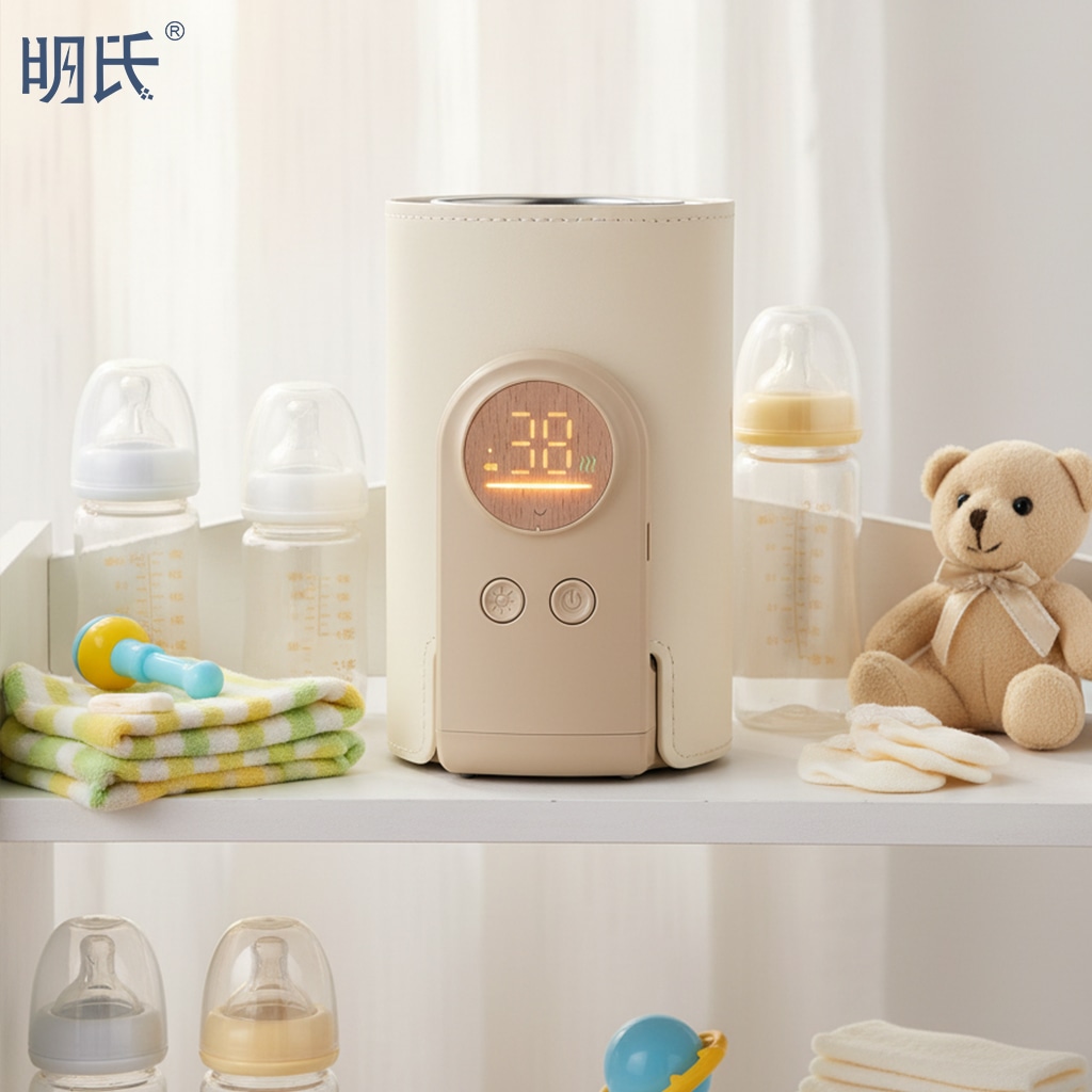 哺乳瓶ウォーマー充電式 6 段温度調整 最大 6 時間保温 一年保証