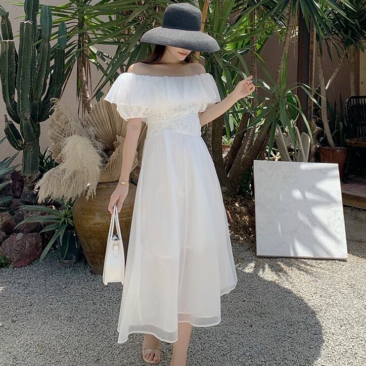 レディース ドレス ワンピースドレス ロングワンピース フレアスカート マキシ丈 ミモレ丈