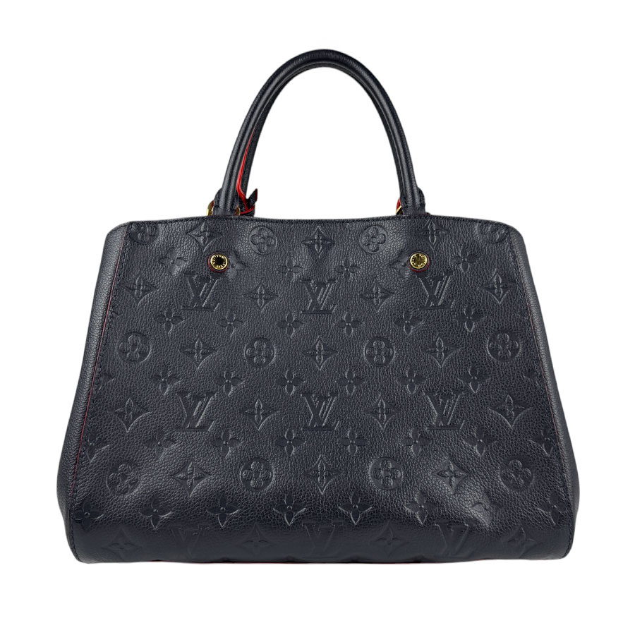 ルイ ヴィトン LOUIS VUITTON ハンドバッグ ショルダーバッグ モノグラムアンプラント モンテーニュ BB モノグラムアンプラント ネイビー ゴールド レディース M42747 n1114 119,000円