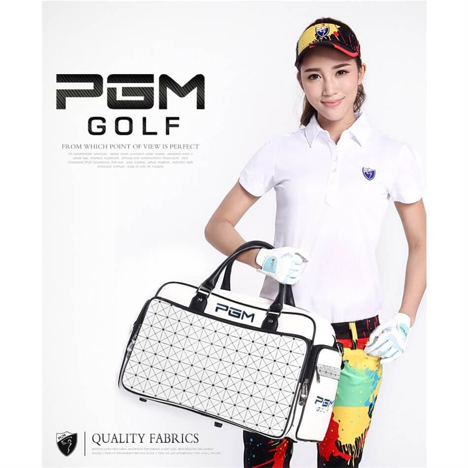 2点購入で200円割引期間限定オファー PGM ゴルフバッグボストンバッグショルダーバッグPGM ゴルフバッグ　ボストンバッグ　ショルダーバッグ　トートバッグ 2wayシューズケースつき　防水大容量多