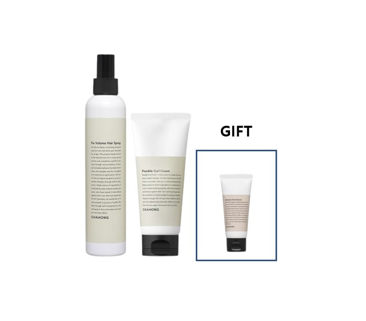 スタイリングベストセット (フィックスボリュームスプレー120ml + カールクリーム150ml + ドライエッセンス50ml)