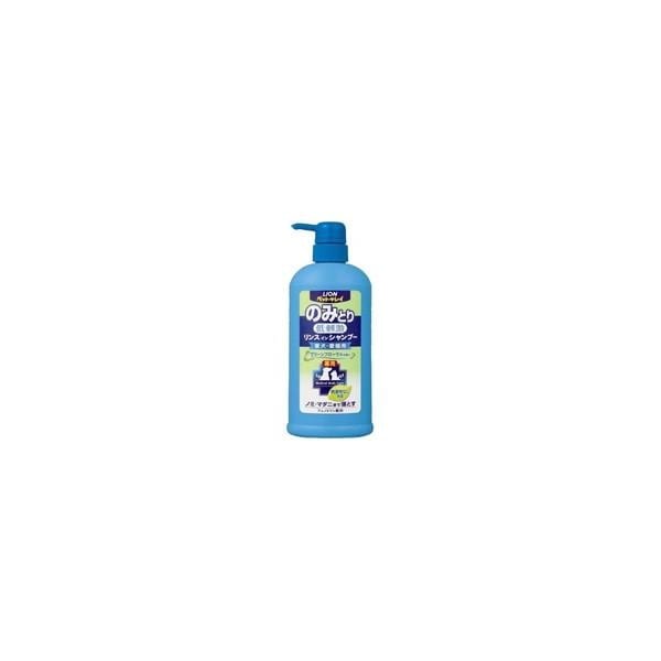【1ケース】【お取り寄せ対象品】ペットキレイ 低刺激のみとりリンスインシャンプー 愛犬・愛猫用 グリーンフローラルの香り 550ml *12個