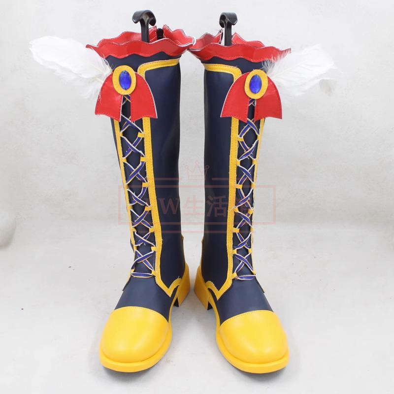 【新品開催 即納】プリパラ Puripara 紫京院 ひびき コスプレ靴 cosplay 靴 男女サイズ イベント アニメ クリスマス ハロウィン 仮装