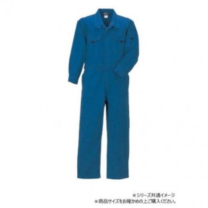 クレヒフク ヘリンボーンツナギ インディゴブルー 3L 115