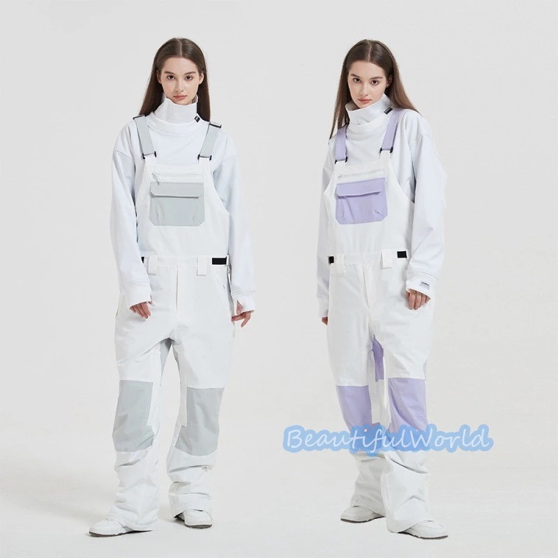 スノーボードウェアスキーパンツスノーパンツメンズレディース男女兼用スキーウェアスノボウェア撥水防風防寒保温雪遊びH56