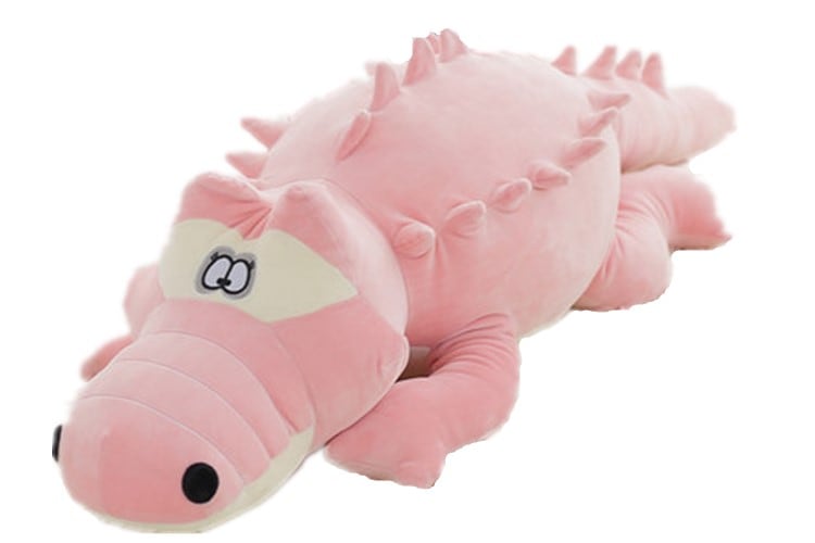 新登場 ふわふわ 大きな ワニ ぬいぐるみ crocodile 緑 ピンク　グレー サイズ：120cm