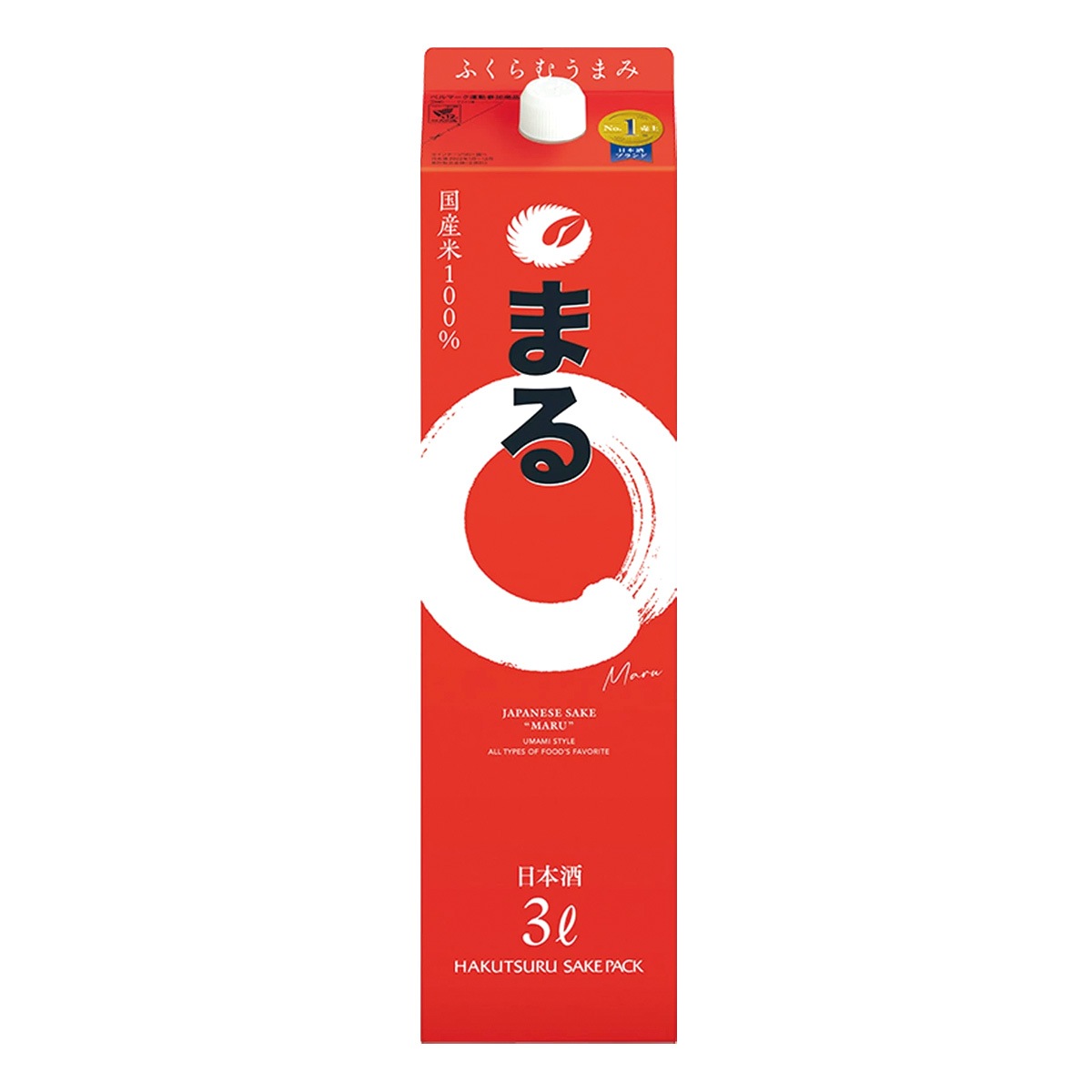 白鶴 まる 3L(3000ml) 4本入 2ケース(8本)