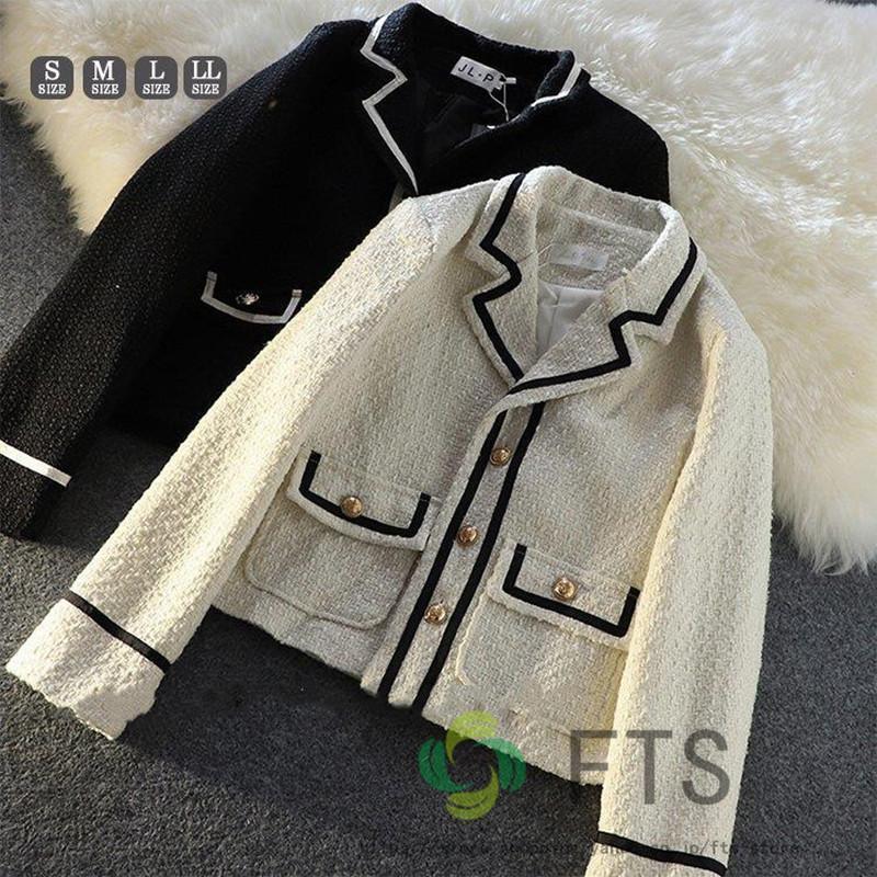 【急速出荷 2025年新作】ジャケット レディース 春秋コート コーデ テーラード コート アウター 羽織り ツイード ショート丈　春夏秋冬 20代 30代 40代 50代 60代