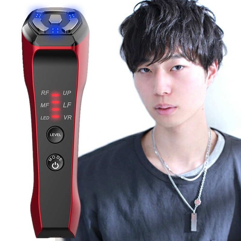 美顔器 スキンケア メンズ RF ラジオ波 マイクロカレント EMS LED 乾燥
