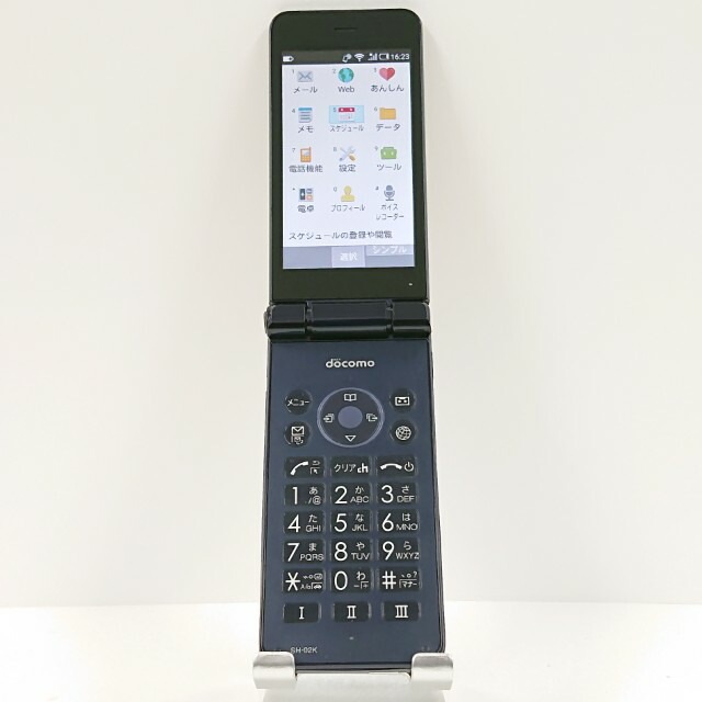 AQUOSケータイ SH-02K ドコモ ブルーブラック 送料無料 本体 c16451 【中古】
