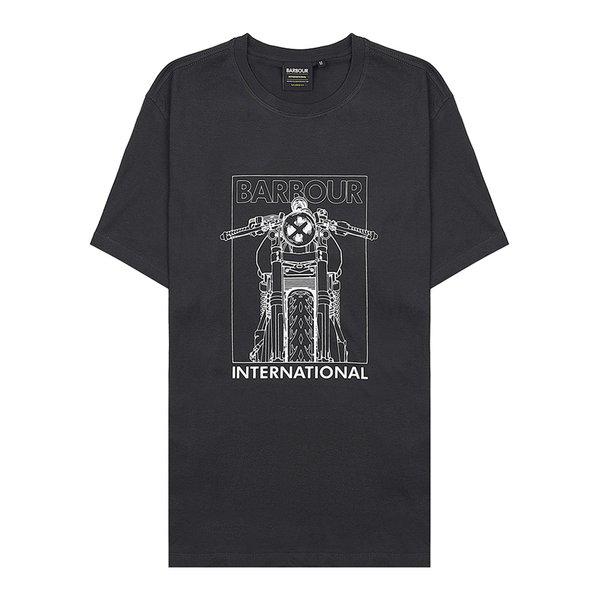 []男性ロゴプリントコットンTシャツ MTS1249 GN83 /1