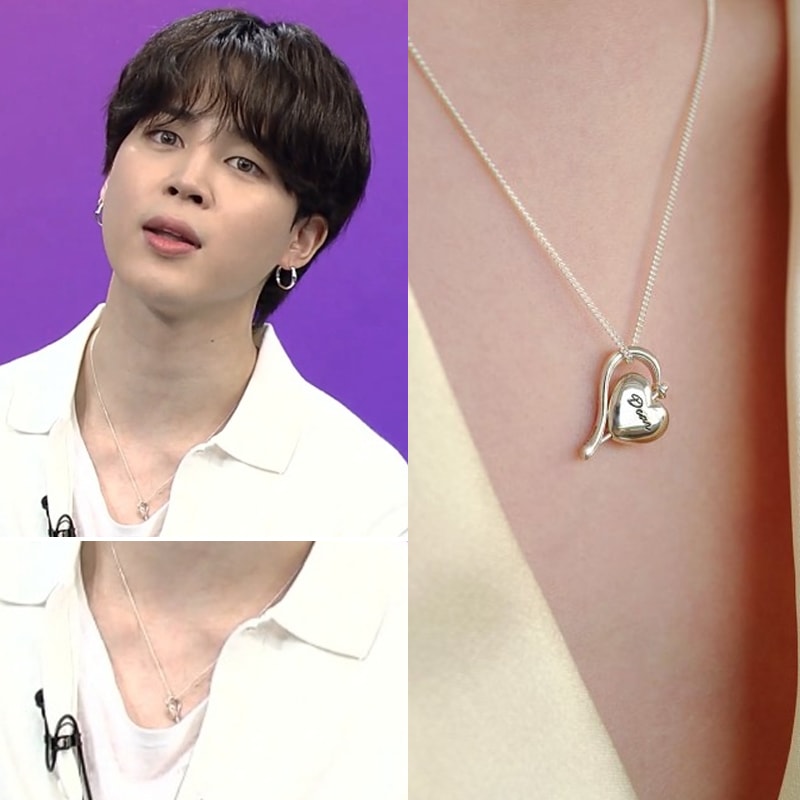spin balloon heart necklace_bts jimin着用 12,490円