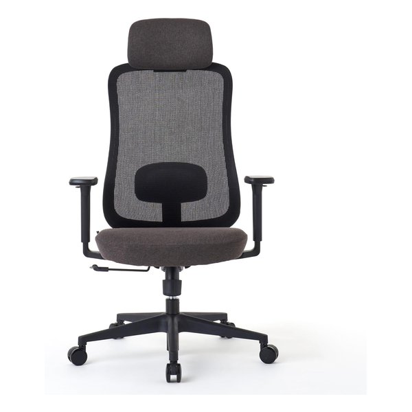 M2 メッシュ&ファブリック ワークチェア ブラック&ブラウン RM2-BBR