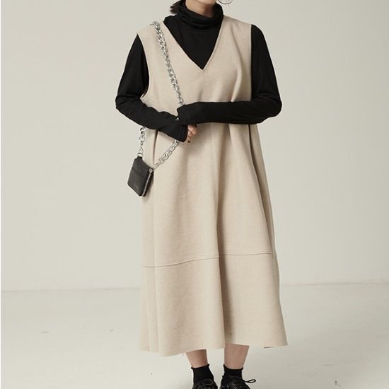 【取寄：納期2週間】ワンピース ロング マキシ丈 ワンピース レディース 体系カバー ゆったり ワンピース 大きいサイズ Aライン ワンピ 通勤着 オフィス チュニック ワンピース ロング マキシ丈