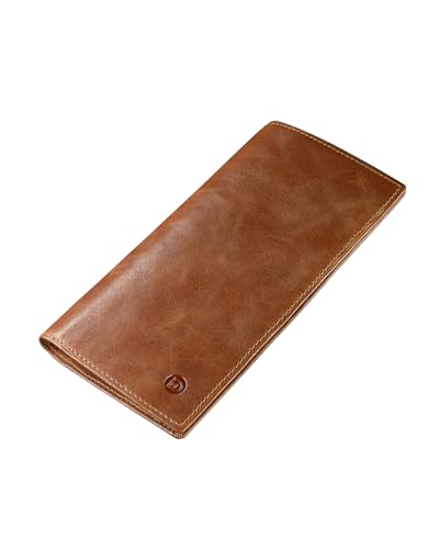 [Modiko] 財布 メンズ 日本製 小さい長財布 薄型 短い財布 本革 17.5センチ 小銭入れなしサイフ 柔らかい姫路レザー 縦型カード収納 長札入れ ビズネス 誕生日 クリスマス 新年プレゼン