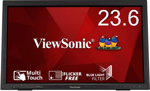 VIEWSONIC ビューソニックジャパン 23.6インチ 10点赤外線式マルチタッチモニター TD2423 (フルHD/VA/75HZ/スピーカー内蔵/HDMI,VGA,DVI,USB/フリッカーフ