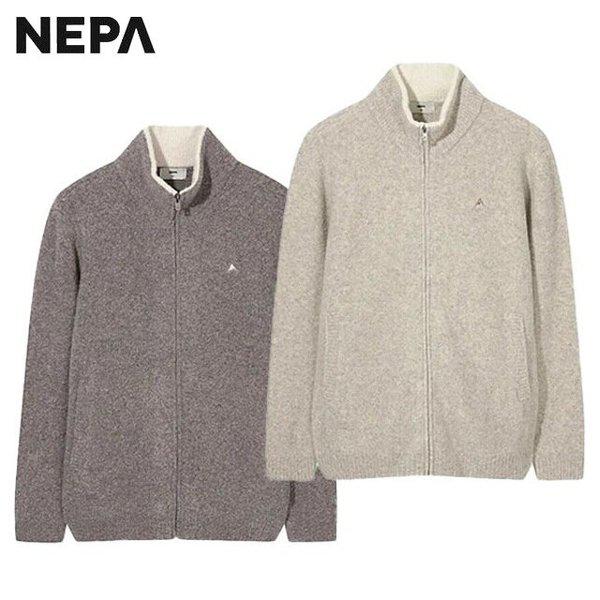 冬用メンズブークレジップアップニットセーター ジャケット - 7L75905