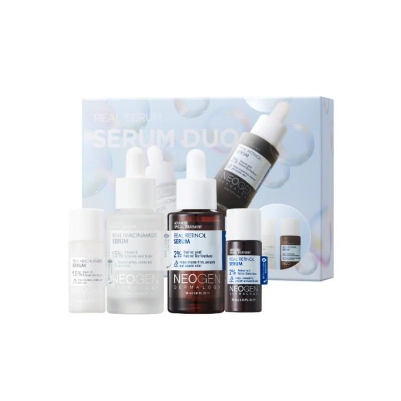 【DAY&NIGHT美肌ケアセット】リアルナイアシンアミド15%セラム30ml+10ml+リアルレチノールセラム30ml+10ml